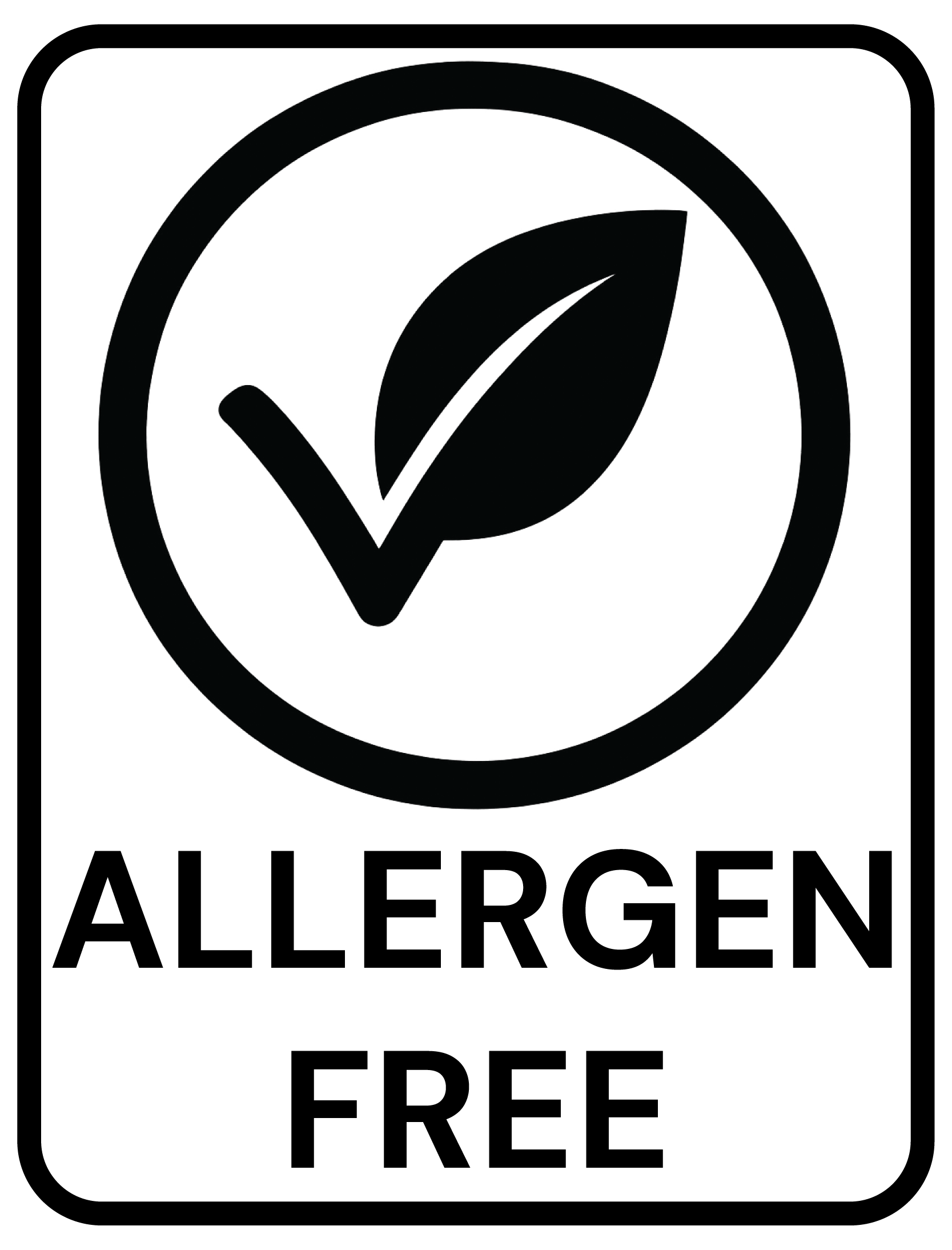 Cert - Allergen Free
